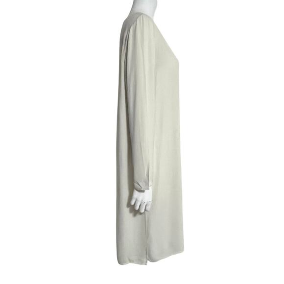 Eileen Fisher Womens Silk Long Sleeve Tunic Dress Size Medium - Picture 4 of 13